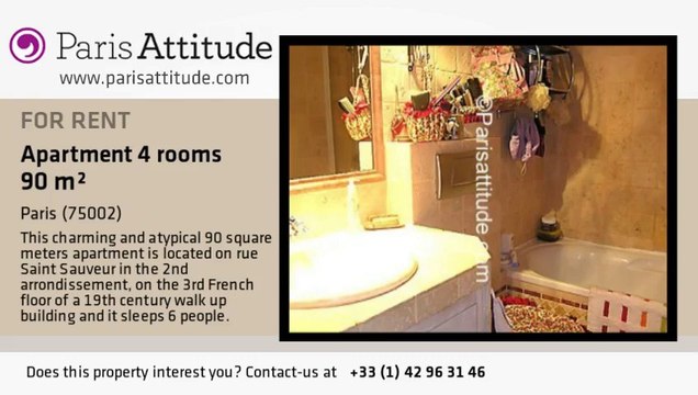 3 Bedroom Triplex for rent - Montorgueil, Paris - Ref. 2491