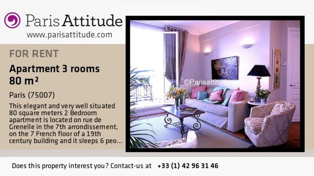 2 Bedroom Apartment for rent - Tour Eiffel, Paris - Ref. 1910