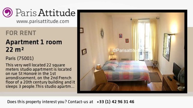 Studio Apartment for rent - Châtelet, Paris - Ref. 1059