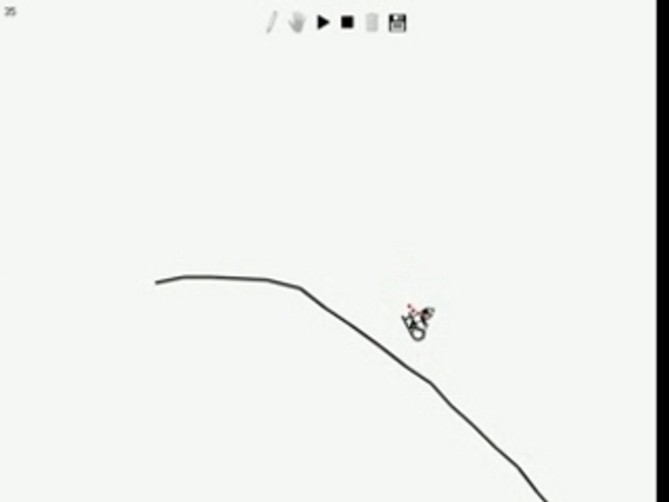 Dessin parcours Line Rider