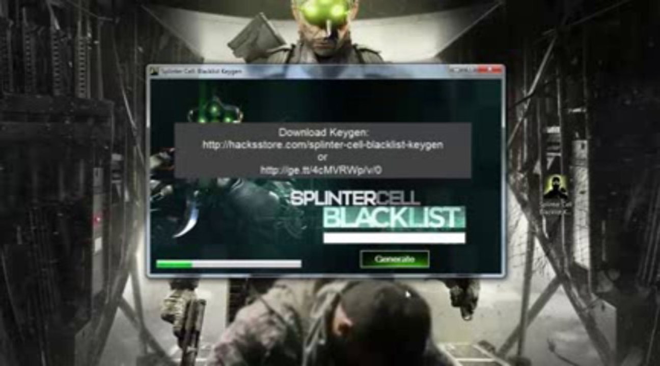 Splinter Cell Blacklist ; Keygen Crack ; Link in Description + Torrent