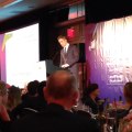 Rob presenting at the Australians in Film Awards Gala