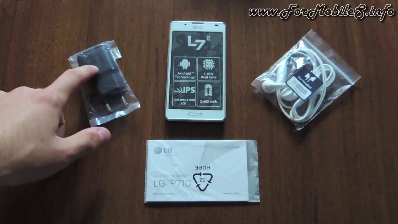 LG L7 serie II - Unboxing