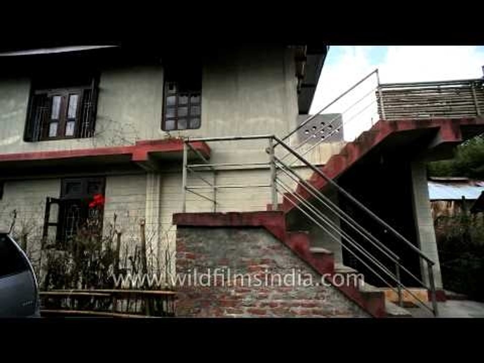 Modern homes in a tradtional tribal village set up: In Ziro