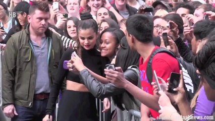 Selena Gomez In Action With Paparazzi, Fans And During Interviews 2013 -- Part 2