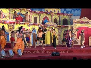 An amazing dramatisation of the battle between Lord Ram and Raavan