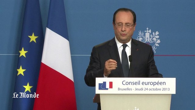 NSA : François Hollande promet un cadre commun de coopération d'ici la fin de l'année
