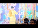 Rituals by the priest: North Indian Durga Puja