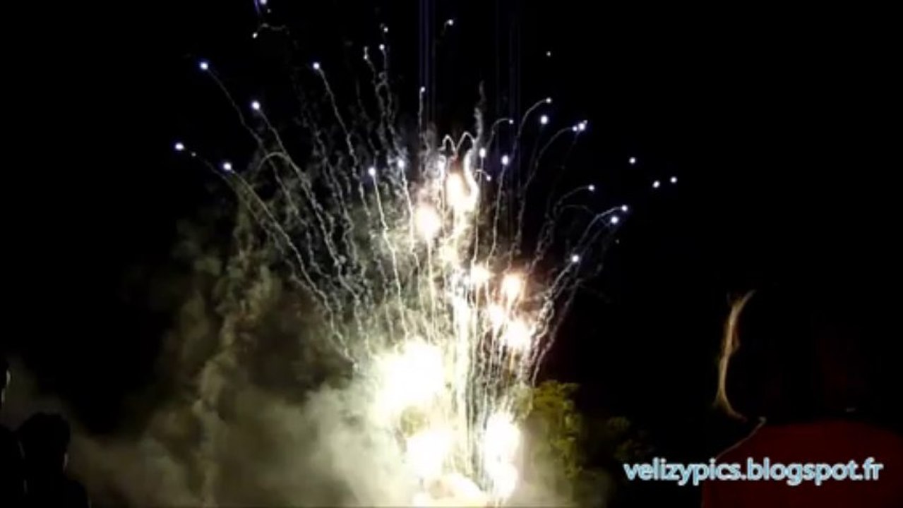 Feu d'artifice, étang d'Ursine - 14 juillet 2009