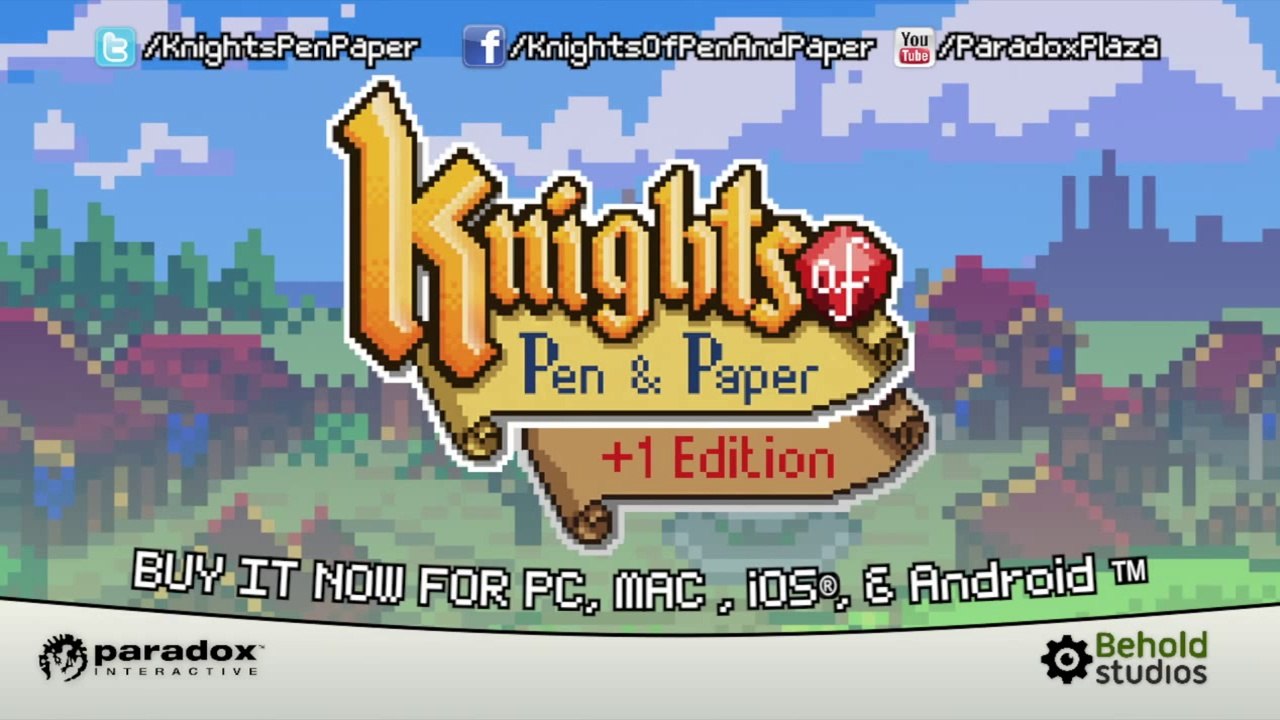 Knights of Pen & Paper +1 Edition Pre Order Trailer