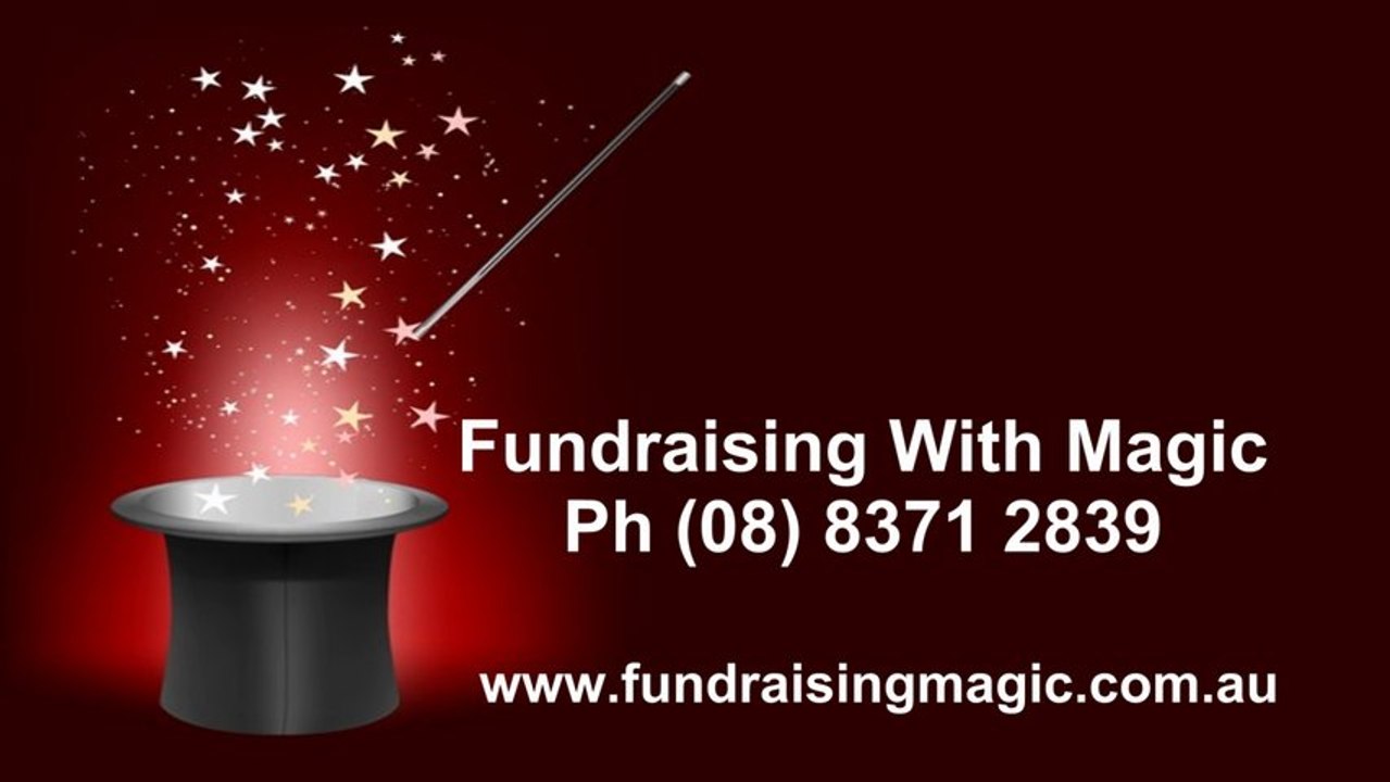 Fundraising Adelaide - Fundraising Ideas - Fundraisers Adelaide - Magician Adelaide