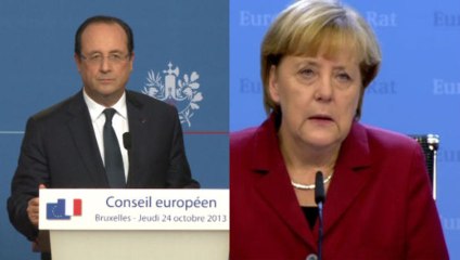 Espionnage : Hollande et Merkel font front commun
