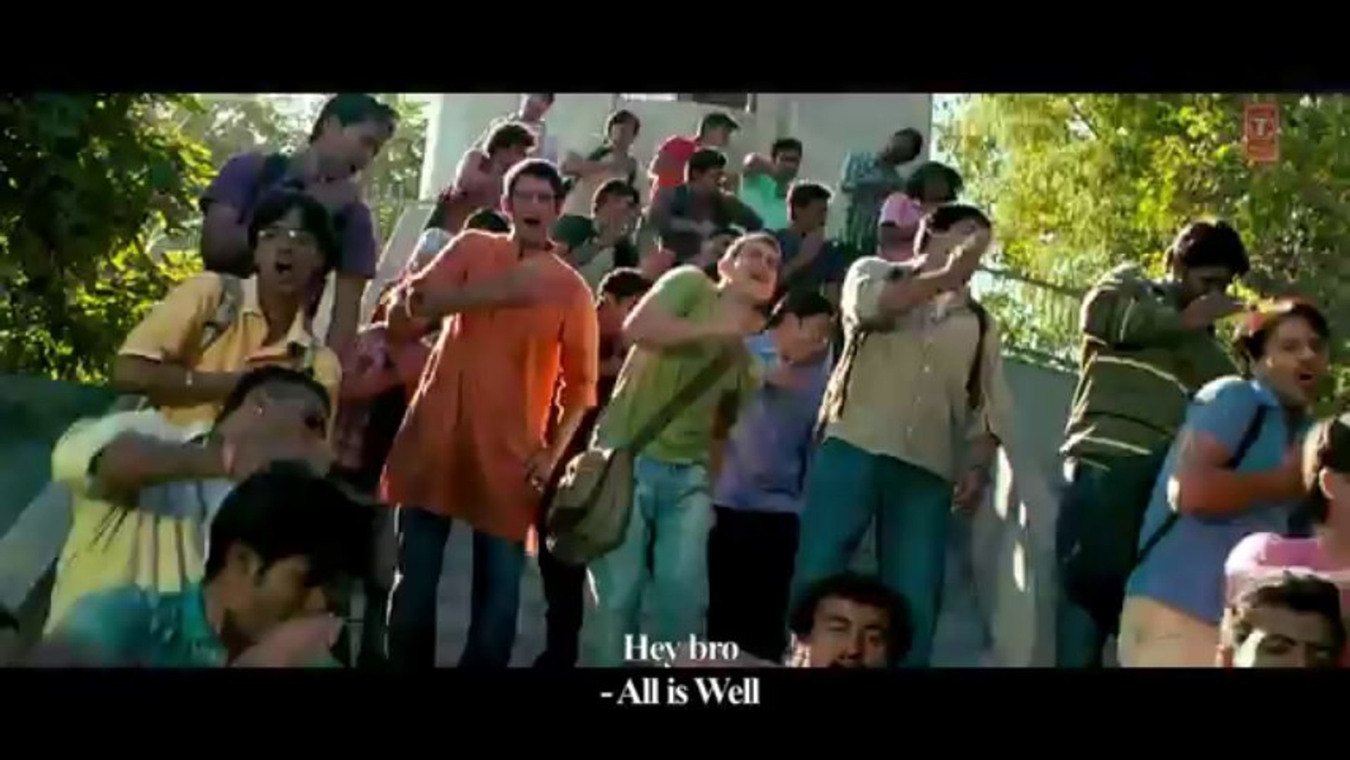 All Izz Well Full HD Song 3 Idiots