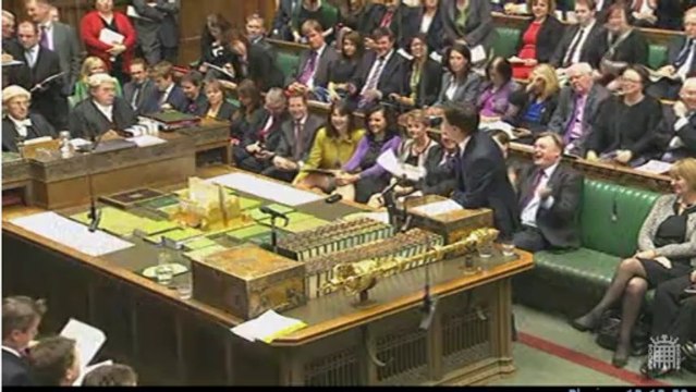 House of Commons 16Oct13 Ed Miliband attacks Cameron