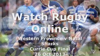 Online Watching Western Province vs Natal Sharks 26 Oct 2013