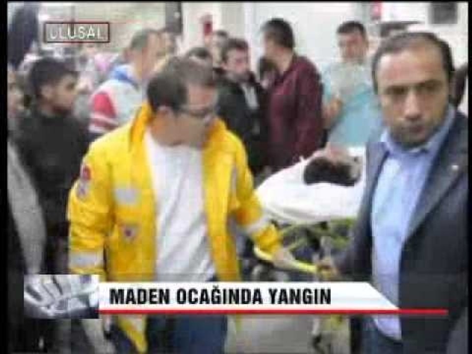 MADEN OCAĞINDA YANGIN