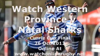 Western Province vs Natal Sharks Live Currie Cup