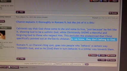 CHRISTIANITY VS CALVINISM