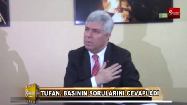 OSMAN TUFAN BASININ SORULARINI CEVAPLADI 8.GÜN HABER