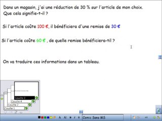 appliquer un pourcentage