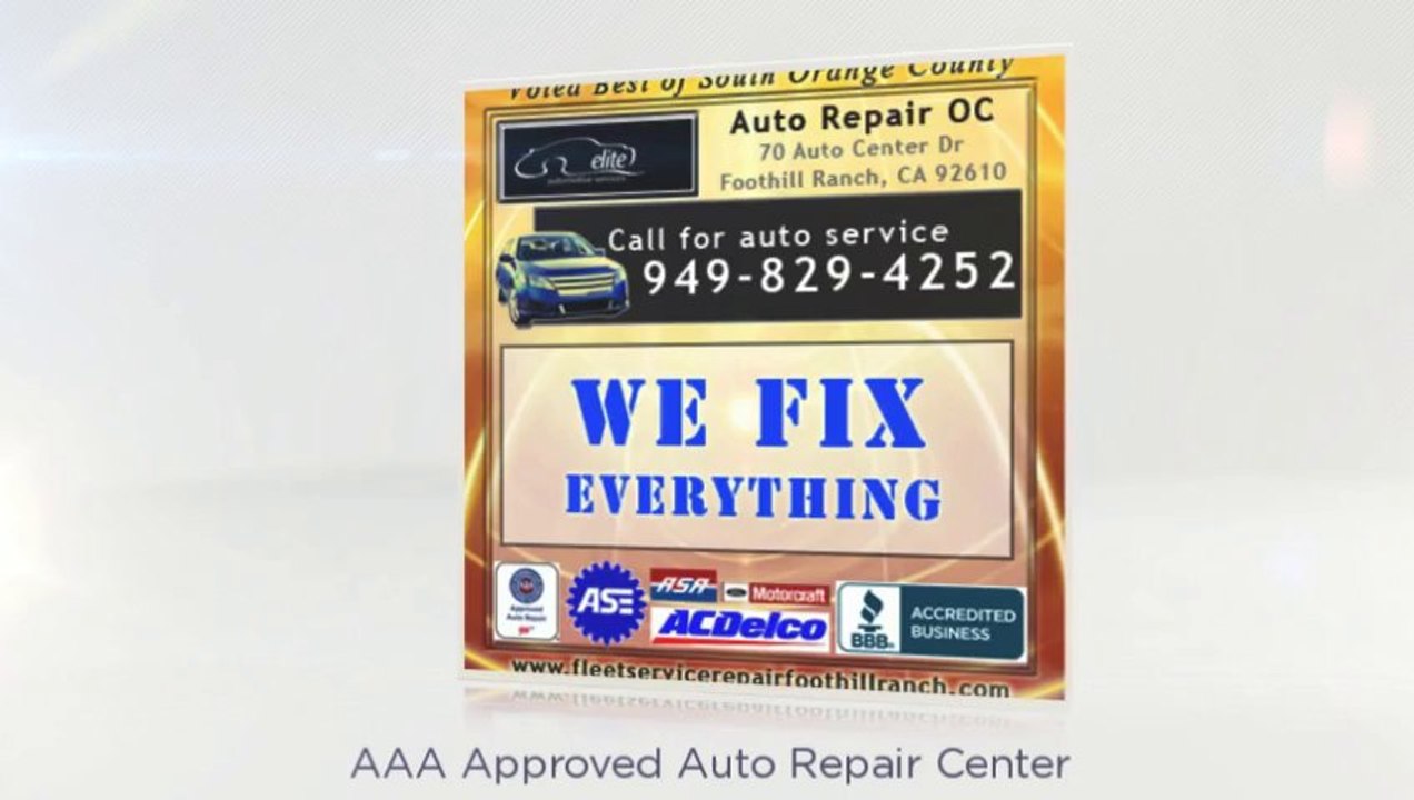 AAA Approved Auto Repair (949) 829-4262