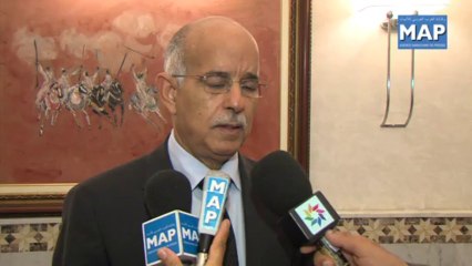 بيد الله يتباحث مع الامين العام لحزب "الاتحاد من اجل حركة شعبية" الفرنسي