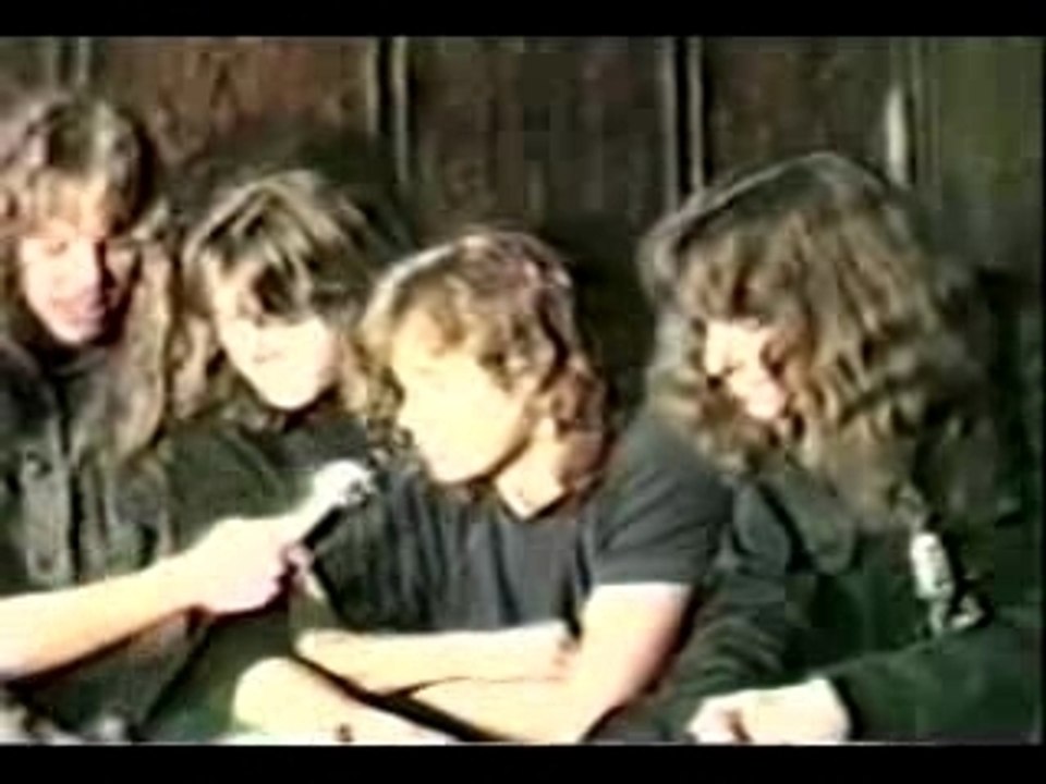 Metallica première interview 1983