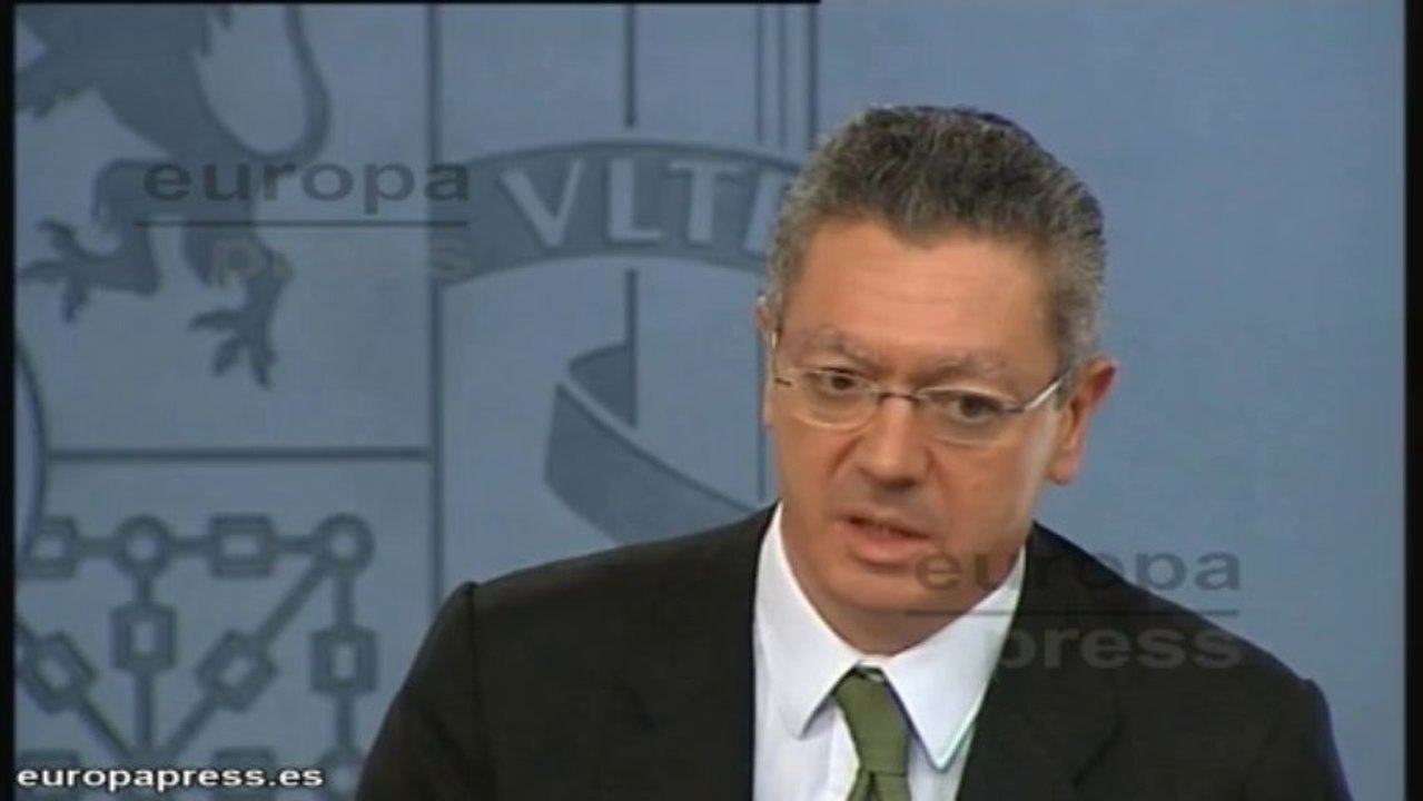 Gallardón: "La Ley del aborto es cuestión de semanas"