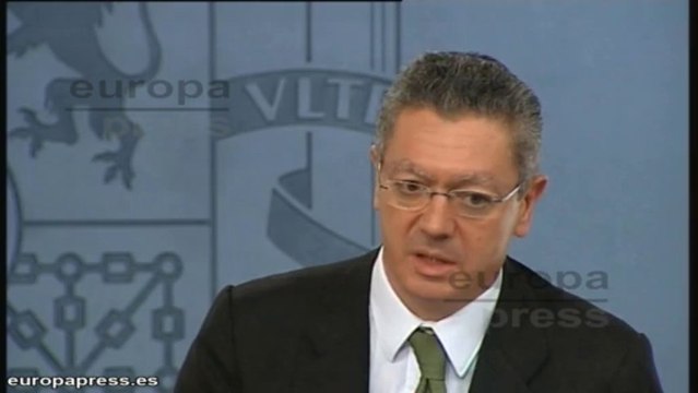 Gallardón: La Ley del aborto es cuestión de semanas