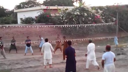 Valley Ball Match at VIllage Kapri Mori Badin Sindh