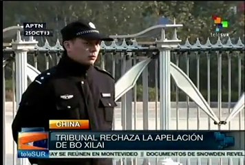 Condenan a cadena perpetua a político chino Bo Xilai por corrupción