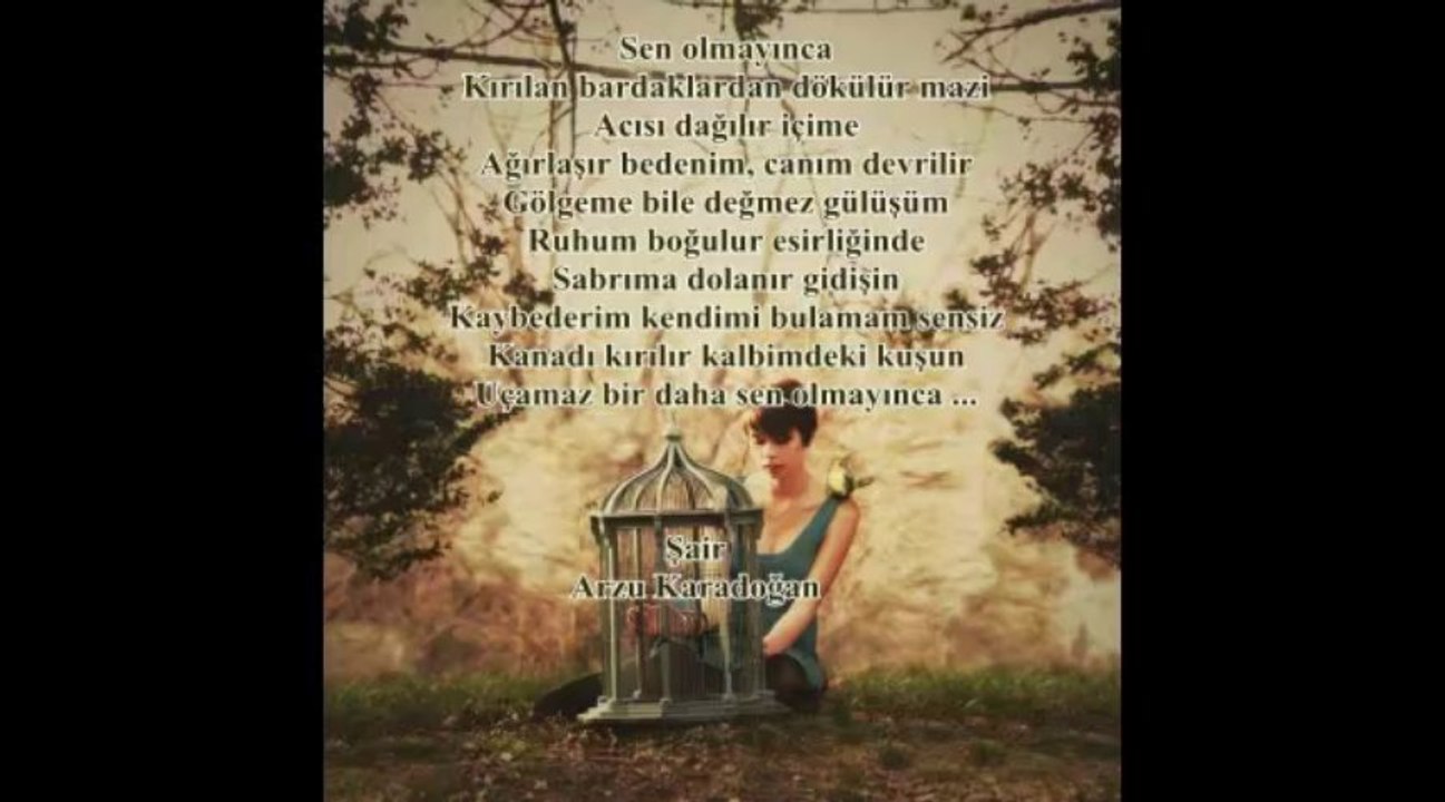 ARZU KARADOĞAN ''SEN OLMAYINCA''