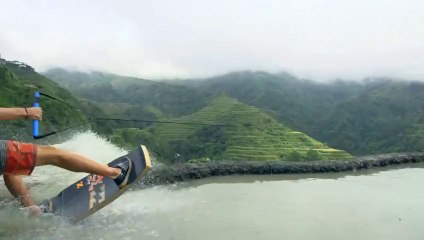 Wakeskating The Rice Terraces Of Banaue, Philippines