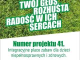 Twój głos rozhuśta radość w ich sercach