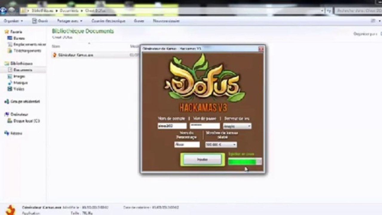 2013 Dofus Présentation nouveau générateur de kamas gratuit
