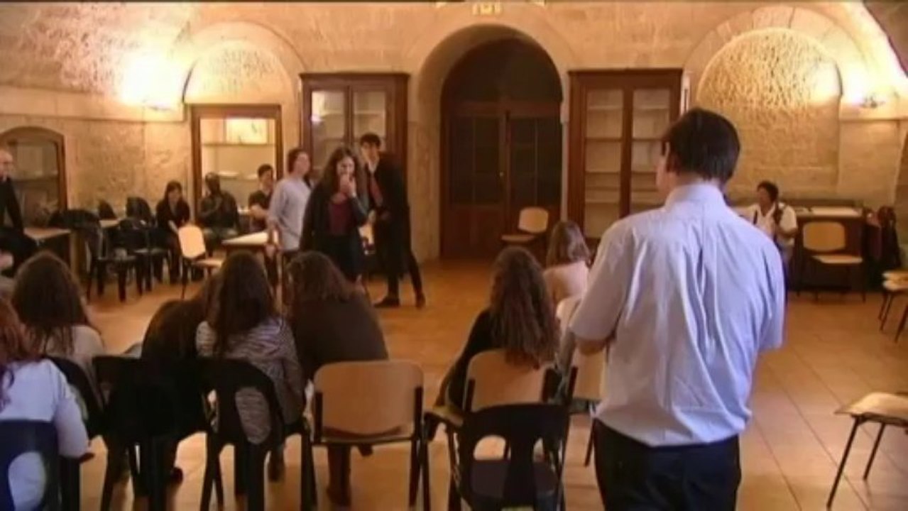 Un cours de théâtre pour les étudiants en médecine de Montpellier