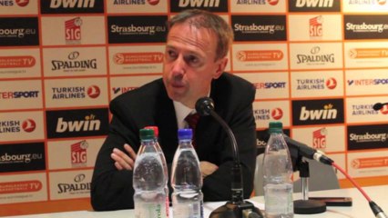 Vincent Collet après la défaite de la SIG face à l'Efes Istanbul