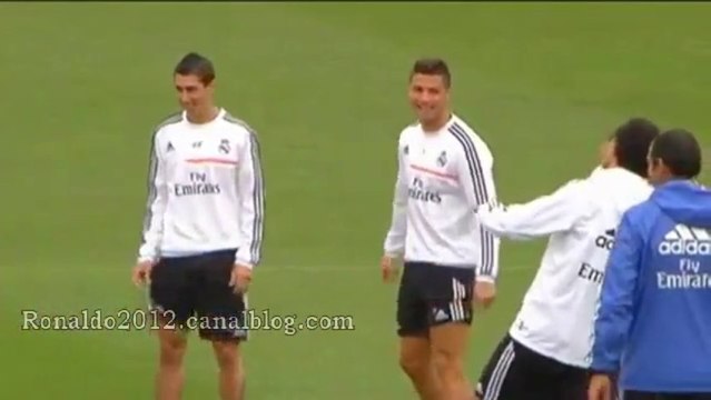 Real Madrid last training before clasico Cristiano Ronaldo Isco Gareth Bale