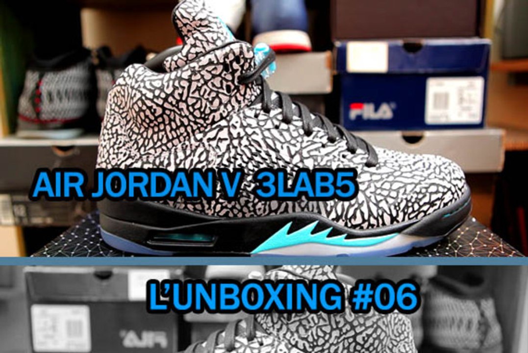 L'UNBOXING  #06  AIR JORDAN V  3LAB5