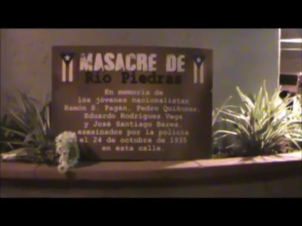 Conmemoran Masacre de Río Piedras (24 de oct., 2013)