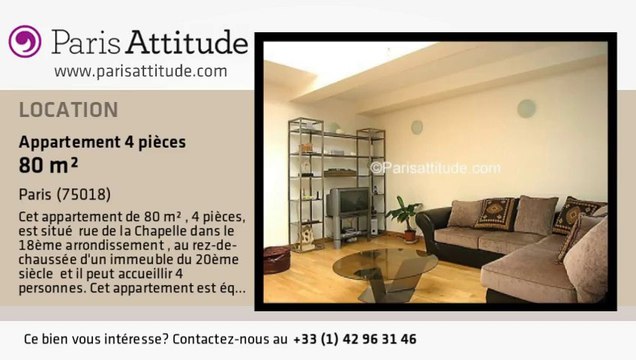 Appartement 3 Chambres à louer - Marx Dormoy, Paris - Ref. 5022