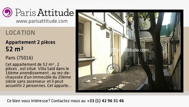 Appartement 1 Chambre à louer - Avenue Foch, Paris - Ref. 7215