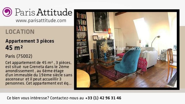 Appartement 2 Chambres à louer - Strasbourg St Denis, Paris - Ref. 4272