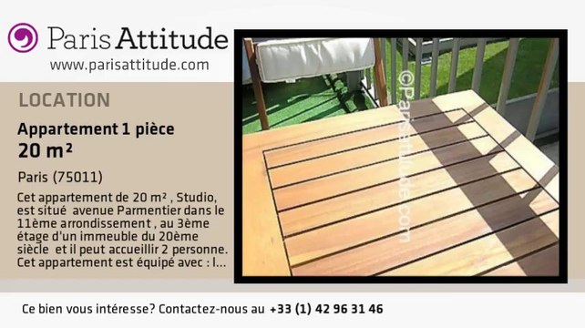 Appartement Studio à louer - Parmentier, Paris - Ref. 6029