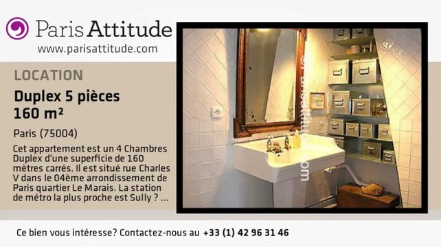 Duplex 4 Chambres à louer - Bastille, Paris - Ref. 1369