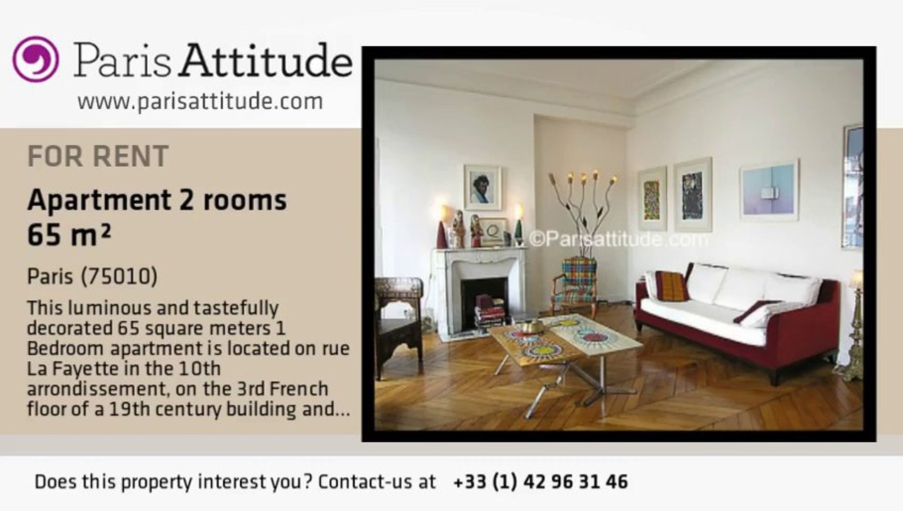 1 Bedroom Apartment for rent - Gare de l'Est/Gare du Nord, Paris - Ref. 2482