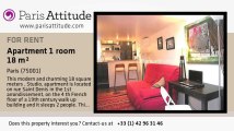 Studio Apartment for rent - Châtelet, Paris - Ref. 7366