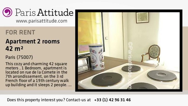 1 Bedroom Apartment for rent - Invalides, Paris - Ref. 3526