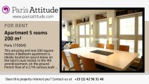 4 Bedroom Duplex for rent - Ile St Louis, Paris - Ref. 2293