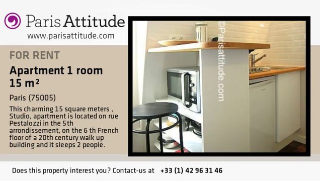 Studio Apartment for rent - Place Monge, Paris - Ref. 7667